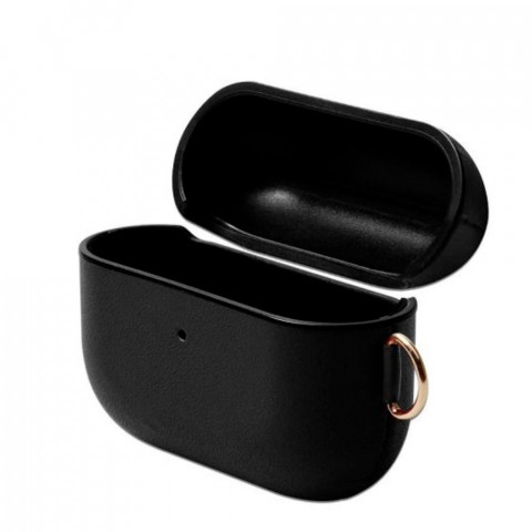 Чехол для AirPods Pro Leather Case Black
